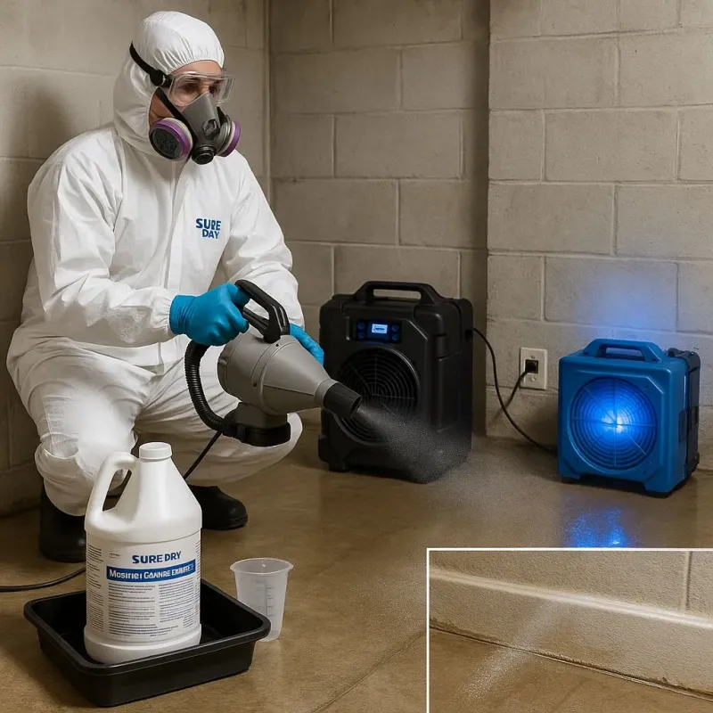 Sanitization and Odor Removal process in Rockford, MN